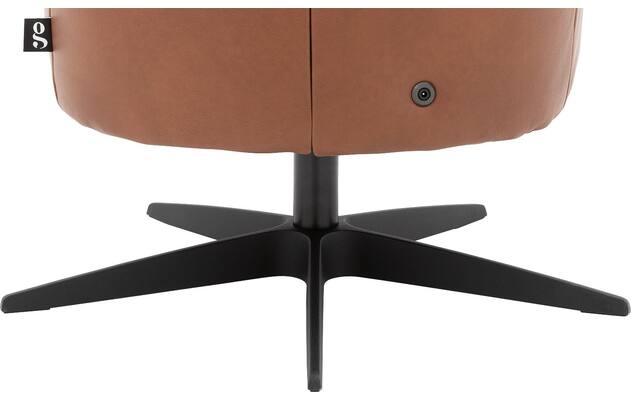 Goossens excellent relaxstoel lecce bruin leer - 8231287-10