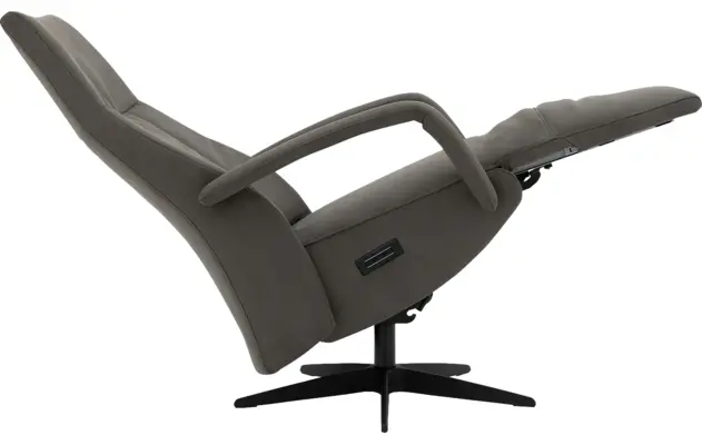 Goossens excellent relaxstoel loreto grijs micro leer - 8231288-08