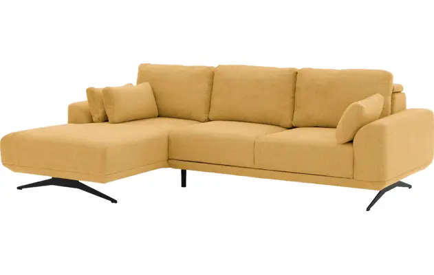Goossens excellent loungebank princess geel stof - 8231520-03
