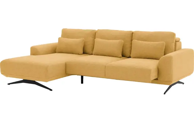 Goossens excellent loungebank princess geel stof - 8231520-04
