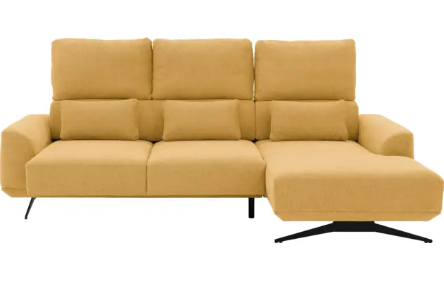 Goossens excellent loungebank princess geel stof - 8231520-gespiegeld-07