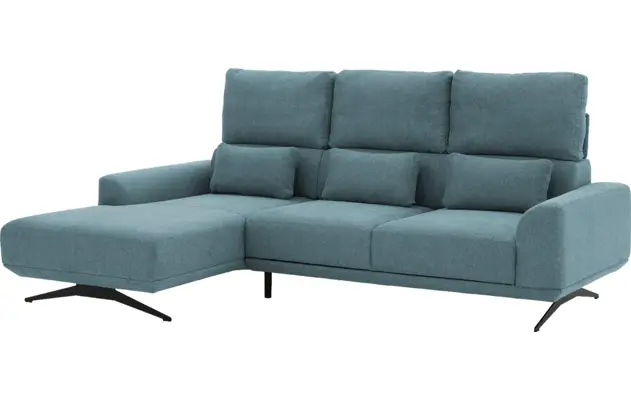 Goossens excellent loungebank princess blauw stof - 8231522-08