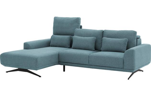 Goossens excellent loungebank princess blauw stof - 8231522-09