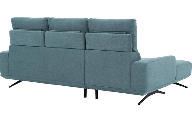 Goossens excellent loungebank princess blauw stof - 8231522-11