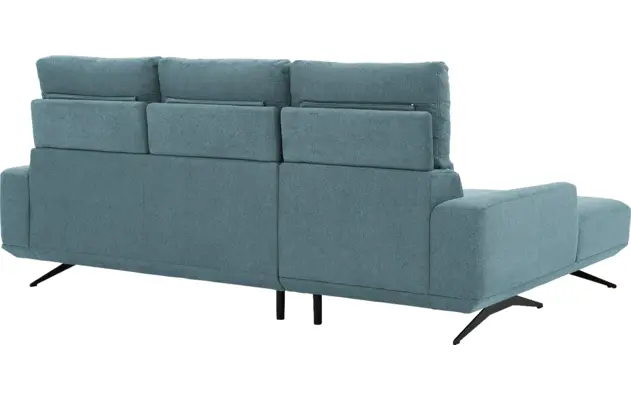 Goossens excellent loungebank princess blauw stof - 8231522-11