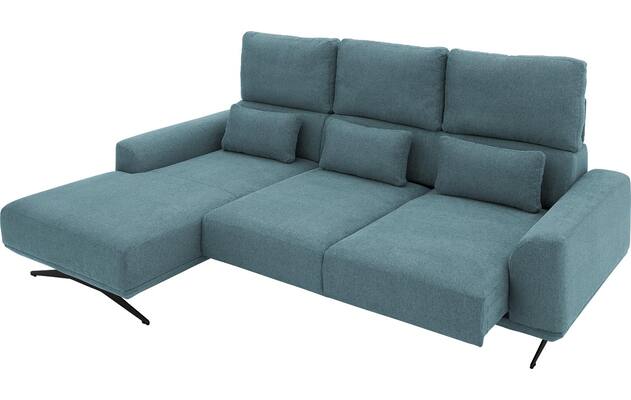 Goossens excellent loungebank princess blauw stof - 8231522-12