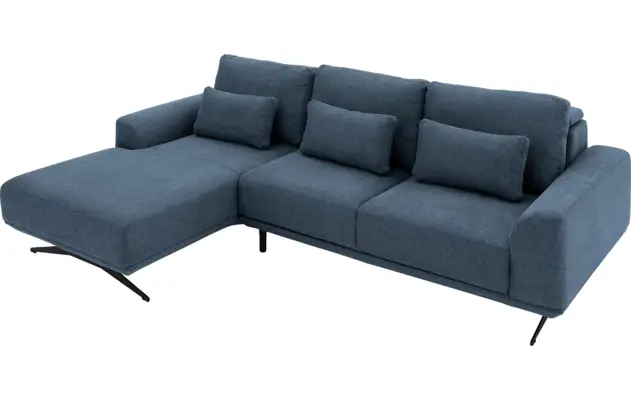 Goossens excellent loungebank princess blauw stof - 8231523-13