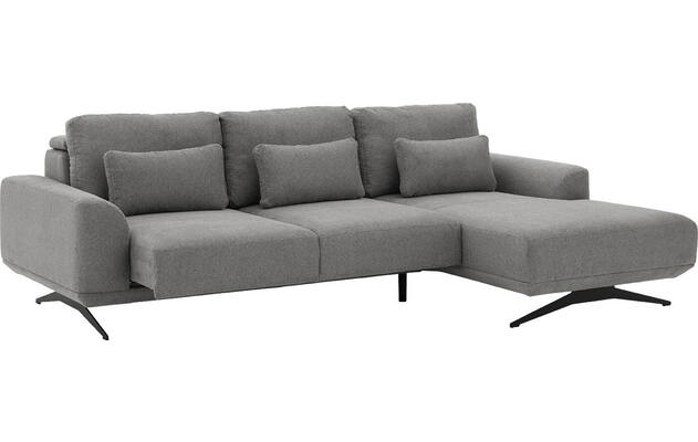 Goossens excellent loungebank princess grijs stof - 8231525-gespiegeld-04