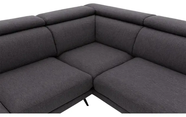 Goossens hoeksalon viggo bruin stof - 8231818-10