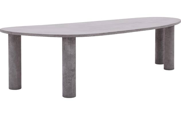 Goossens eettafel stone grijs beton - 8231886-goossens-stone-eettafel-beton-grijs-01