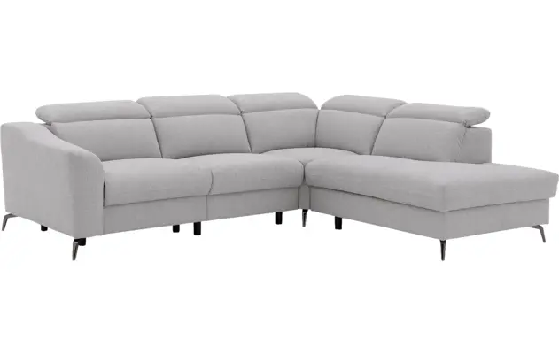 Goossens excellent hoeksalon elmer grijs stof - 8232562-goossens-excellent-elmer-bank-stof-grijs-08