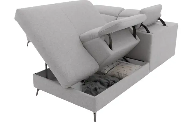 Goossens excellent hoeksalon elmer grijs stof - 8232562-goossens-excellent-elmer-bank-stof-grijs-12
