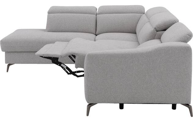 Goossens excellent hoeksalon elmer grijs stof - 8232627-14