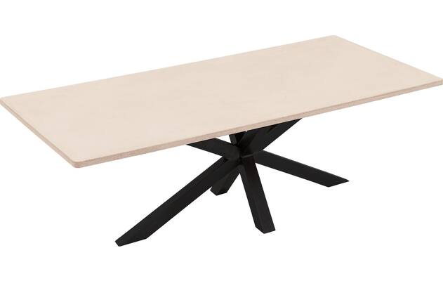 Goossens eettafel stone beige beton - 8233031-goossens-stone-los-blad-beton-04