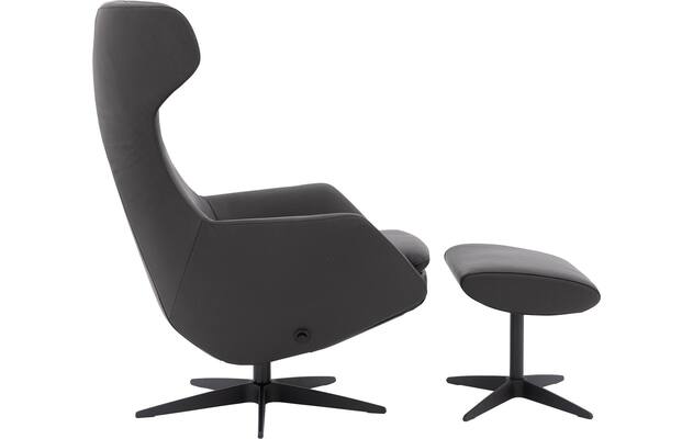 Goossens excellent voetenbank ardea bruin leer - 8233040-goossens-excellent-ardea-fauteuil-leer-05