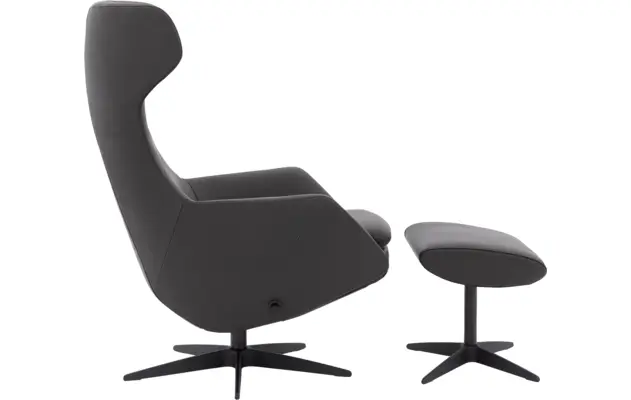 Goossens excellent voetenbank ardea bruin leer - 8233040-goossens-excellent-ardea-fauteuil-leer-05