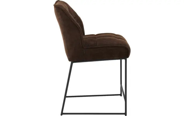 Goossens counterstoel ronnie bruin stof - 8233527-goossens-ronnie-barstoel-stof-03