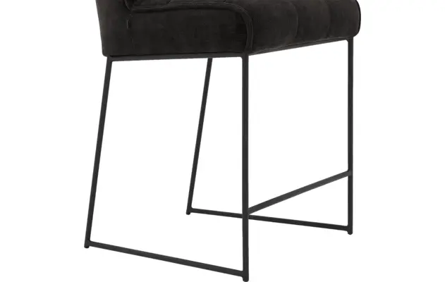 Goossens barkruk ronnie grijs stof - 8233530-goossens-ronnie-barstoel-stof-06