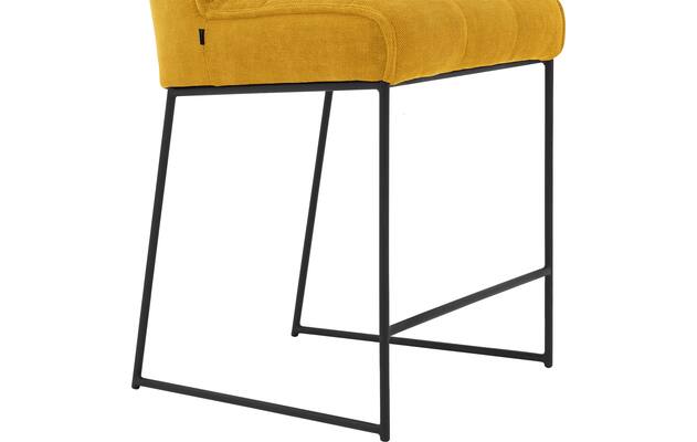 Goossens barkruk ronnie geel stof - 8233534-goossens-ronnie-barstoel-stof-06