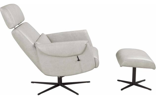 Goossens relaxstoel tirana grijs leer - 8233590-goossens-tirana-fauteuil-leer-06