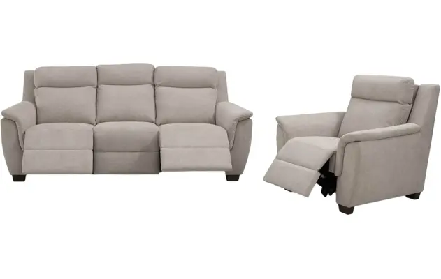 Goossens excellent fauteuil vlore bruin stof - 8233596-08