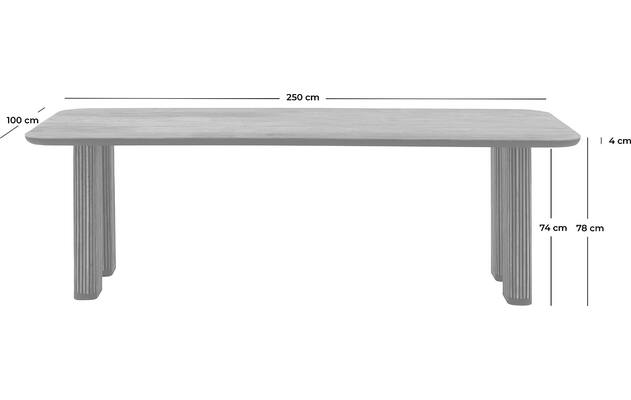 Goossens eettafel adel bruin teak - 8233613-goossens-adel-eettafel-teak-bruin-51