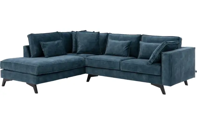 Goossens hoeksalon chambre blauw stof - 8233695-gespiegeld-03