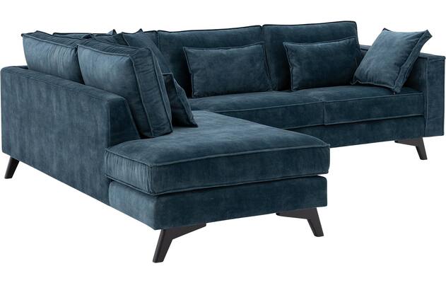Goossens hoeksalon chambre blauw stof - 8233695-gespiegeld-05