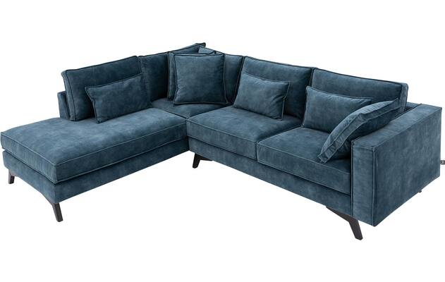 Goossens hoeksalon chambre blauw stof - 8233695-gespiegeld-06