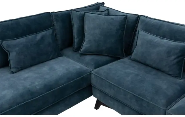 Goossens hoeksalon chambre blauw stof - 8233695-gespiegeld-07