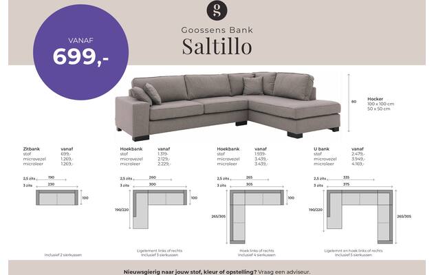 Goossens hoeksalon saltillo grijs stof - 8234450-goossens-saltillo-bank-stof-grijs-01