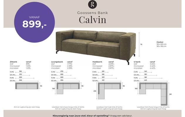 Goossens hoeksalon calvin bruin micro leer - 8234453-goossens-calvin-bank-micro-leer-groen-01