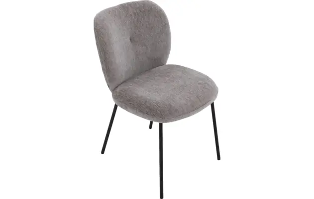 Goossens basic eetkamerstoel eller bruin stof - 8234677-goossens-eller-eetkamerstoel-stof-bruin-05