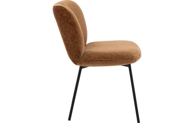 Goossens basic eetkamerstoel eller bruin stof - 8234679-goossens-eller-eetkamerstoel-stof-bruin-04