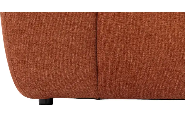 Goossens excellent loungebank kubus bruin stof - 8234719-gespiegeld-19