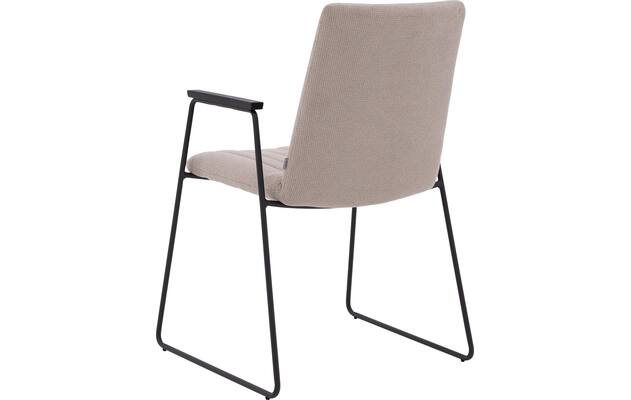 Goossens eetkamerstoel manta beige stof - 8234765-goossens-manta-eetkamerstoel-stof-bruin-02
