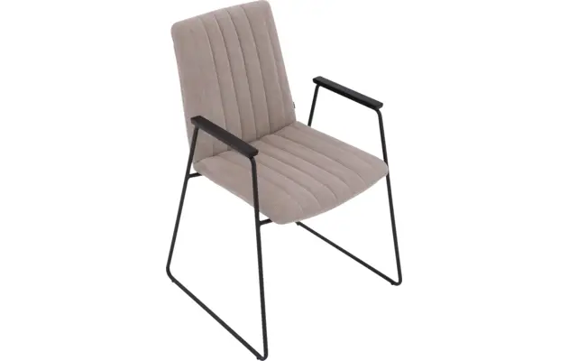 Goossens eetkamerstoel manta beige stof - 8234765-goossens-manta-eetkamerstoel-stof-bruin-05