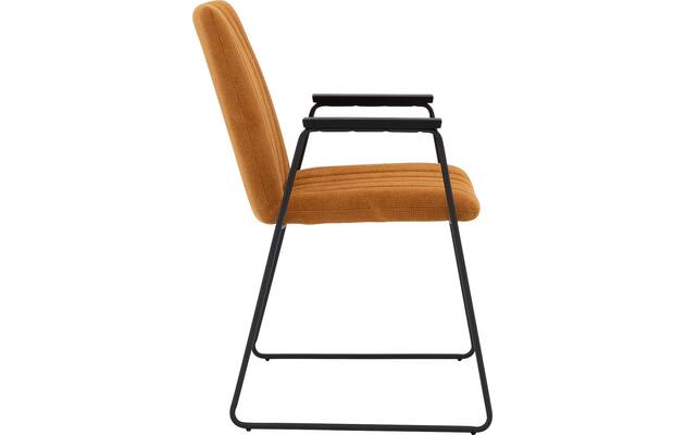 Goossens eetkamerstoel manta geel stof - 8234767-goossens-manta-eetkamerstoel-stof-geel-04