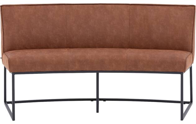Goossens excellent eetbank tom bruin micro leer - 8234783-goossens-excellent-tom-eetkamerstoel-micro-leer-bruin-02