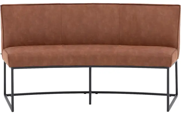 Goossens excellent eetbank tom bruin micro leer - 8234783-goossens-excellent-tom-eetkamerstoel-micro-leer-bruin-02