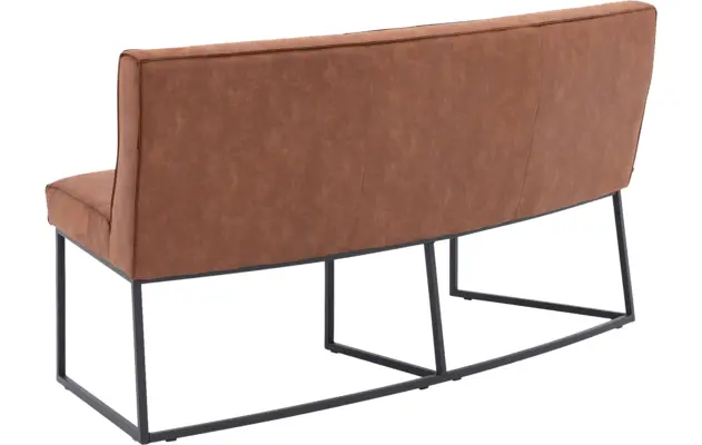 Goossens excellent eetbank tom bruin micro leer - 8234783-goossens-excellent-tom-eetkamerstoel-micro-leer-bruin-05