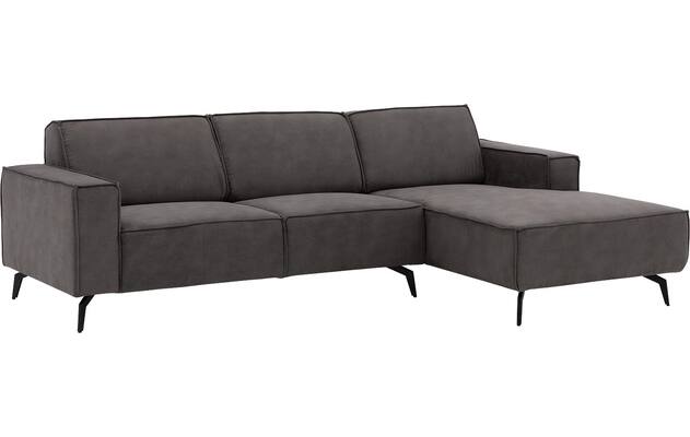 Goossens loungebank hercules grijs microvezel - 8235072-goossens-hercules-bank-microvezel-grijs-02