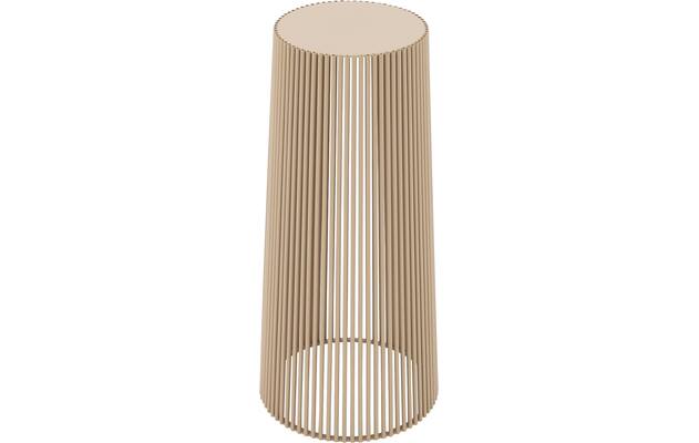 Goossens excellent opbergrek rosa beige metaal - 8235200-goossens-excellent-rosa-kleinmeubel-metaal-02