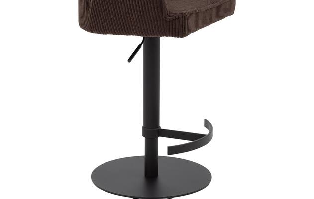 Goossens barkruk laurens bruin stof - 8235254-goossens-laurens-barstoel-stof-07