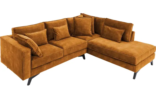 Goossens hoeksalon chambre geel stof - 8235561-goossens-chambre-bank-stof-geel-03