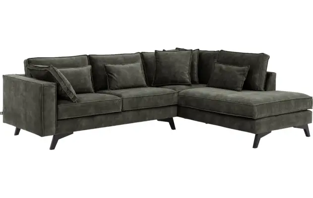 Goossens hoeksalon chambre groen stof - 8235563-goossens-chambre-bank-stof-groen-02