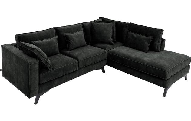 Goossens hoeksalon chambre zwart stof - 8235564-goossens-chambre-bank-stof-zwart-05