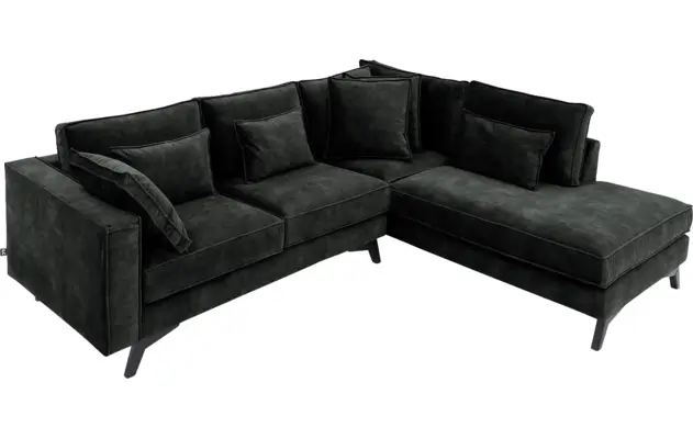 Goossens hoeksalon chambre zwart stof - 8235564-goossens-chambre-bank-stof-zwart-05