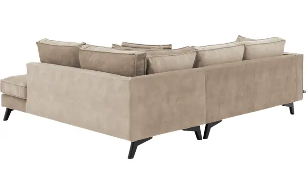 Goossens hoeksalon chambre beige stof - 8235571-goossens-chambre-bank-stof-bruin-03