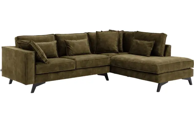 Goossens hoeksalon chambre groen stof - 8235574-goossens-chambre-bank-stof-groen-02